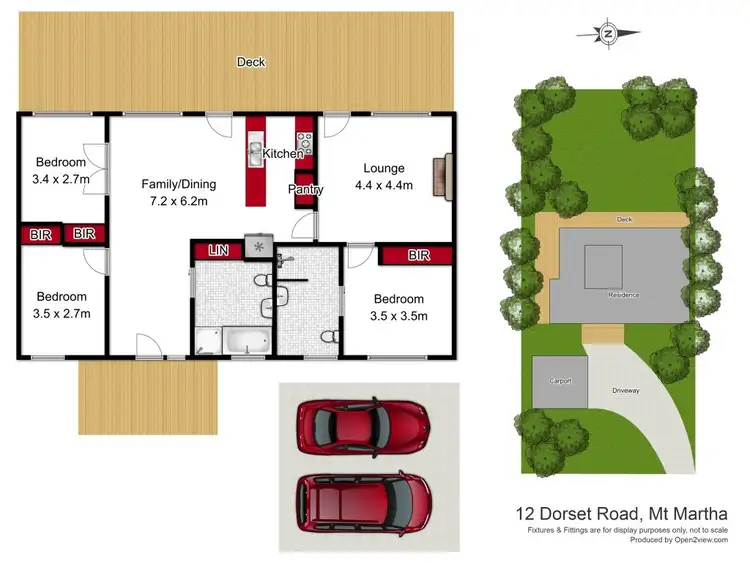 Floorplan of Homely house listing, 12 Dorset Road, Mount Martha VIC 3934