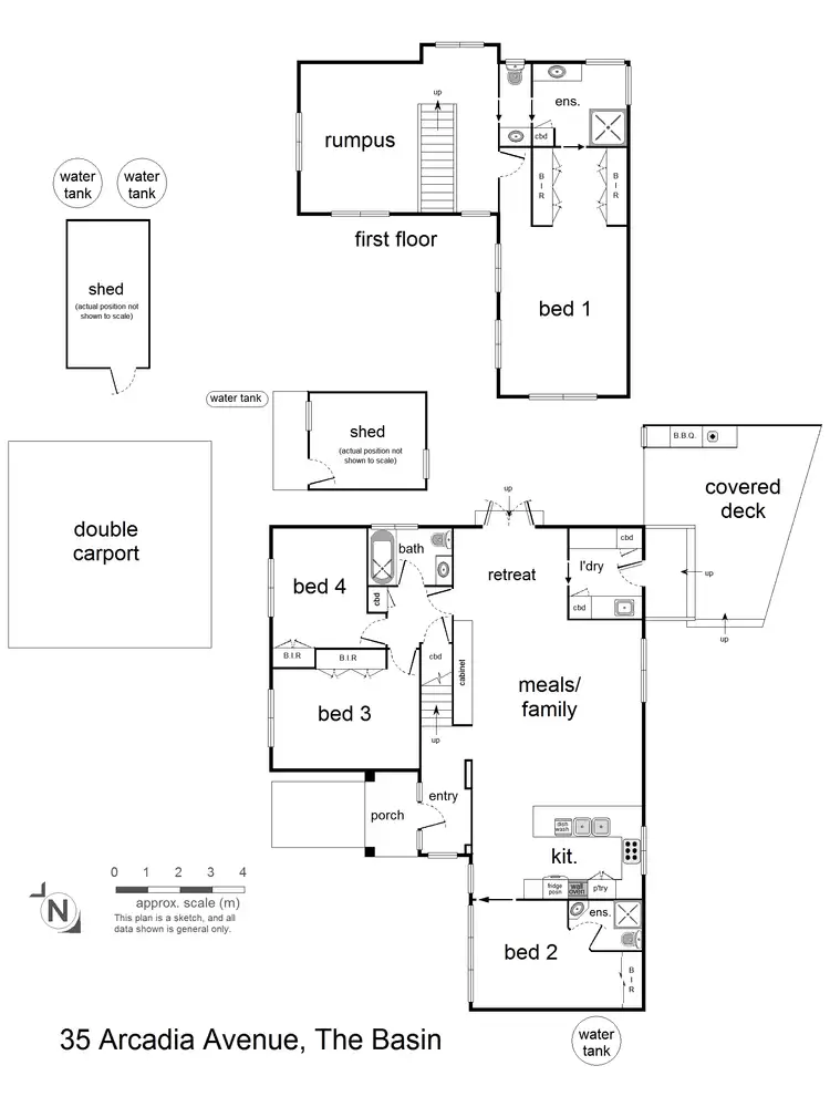 Floorplan of Homely house listing, 35 Arcadia Avenue, The Basin VIC 3154