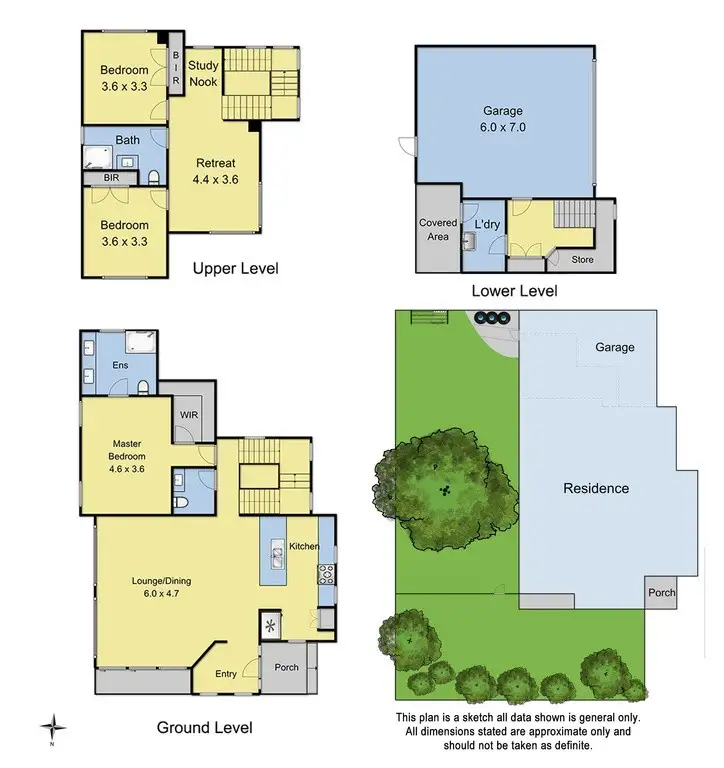 Floorplan of Homely townhouse listing, 2/165 Oban Road, Ringwood North VIC 3134