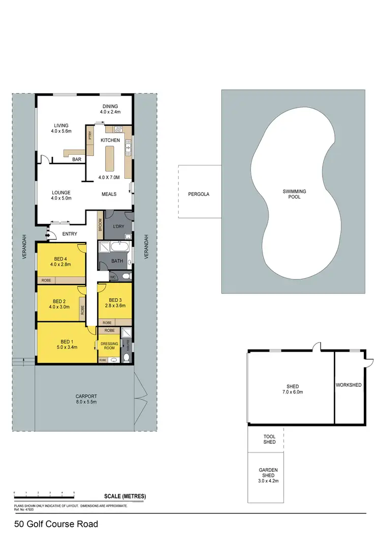 Floorplan of Homely house listing, 50 Golf Course Road, Ascot VIC 3551