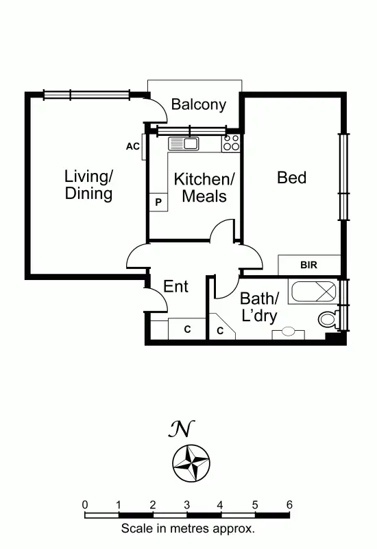 Floorplan of Homely apartment listing, 8/581 Orrong Road, Armadale VIC 3143
