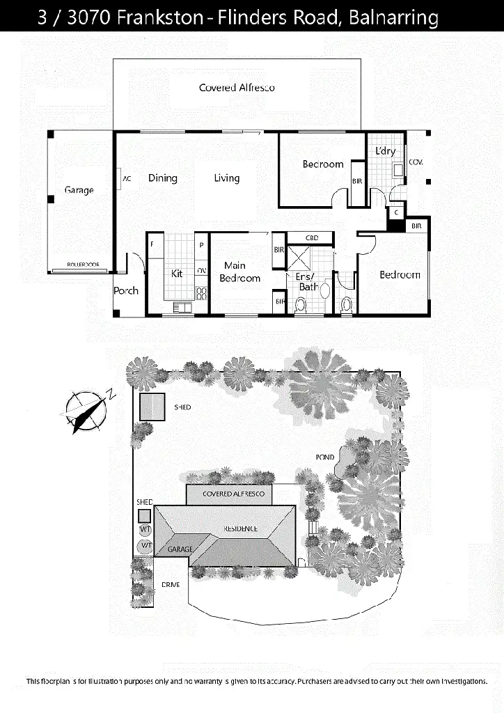 Floorplan of Homely house listing, 3/3070 Frankston - Flinders Road, Balnarring VIC 3926