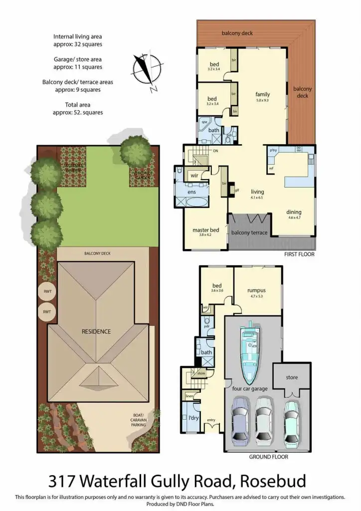 Floorplan of Homely house listing, 317 Waterfall Gully Road, Rosebud VIC 3939
