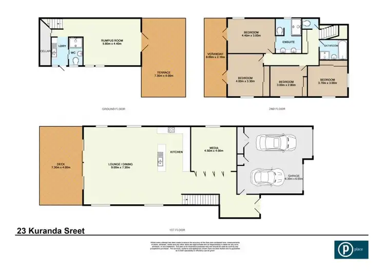 Floorplan of Homely house listing, 23 Kuranda Street, Balmoral QLD 4171