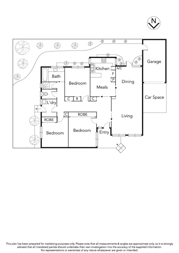 Floorplan of Homely unit listing, 3/50 Black Street, Brighton VIC 3186