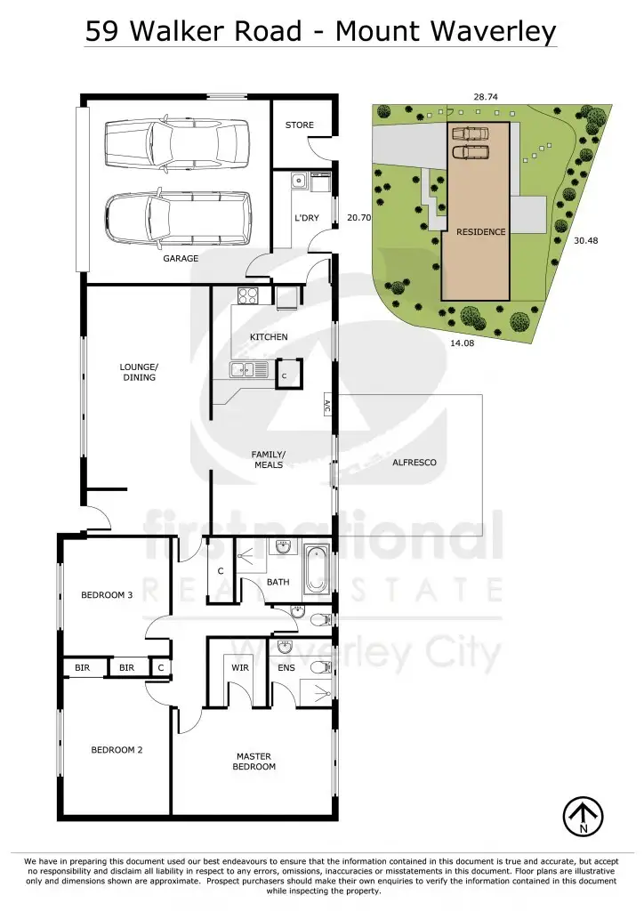 Floorplan of Homely house listing, 59 Walker Road, Mount Waverley VIC 3149