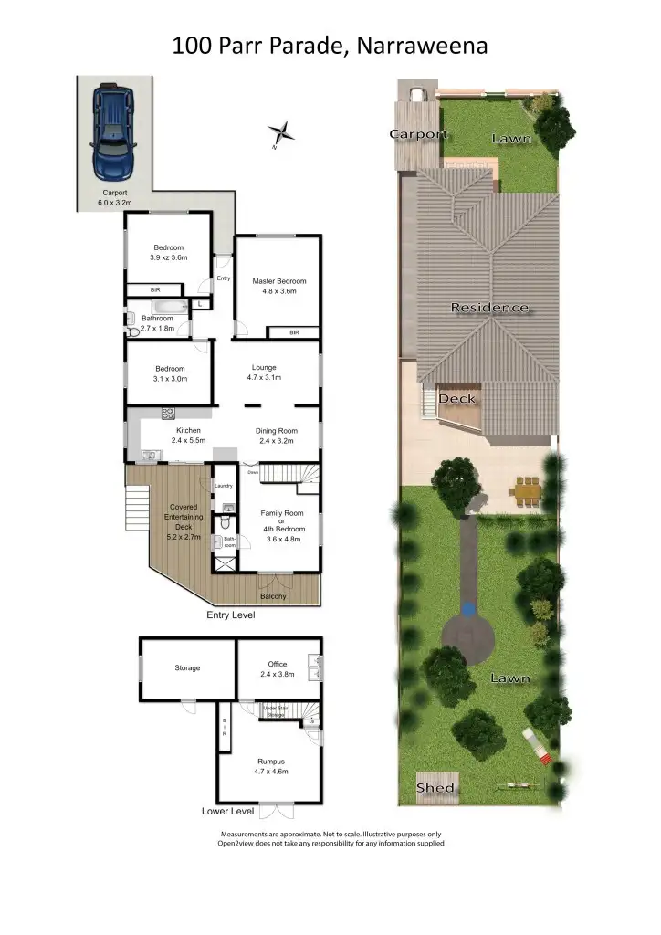 Floorplan of Homely house listing, 100 Parr Parade, Narraweena NSW 2099