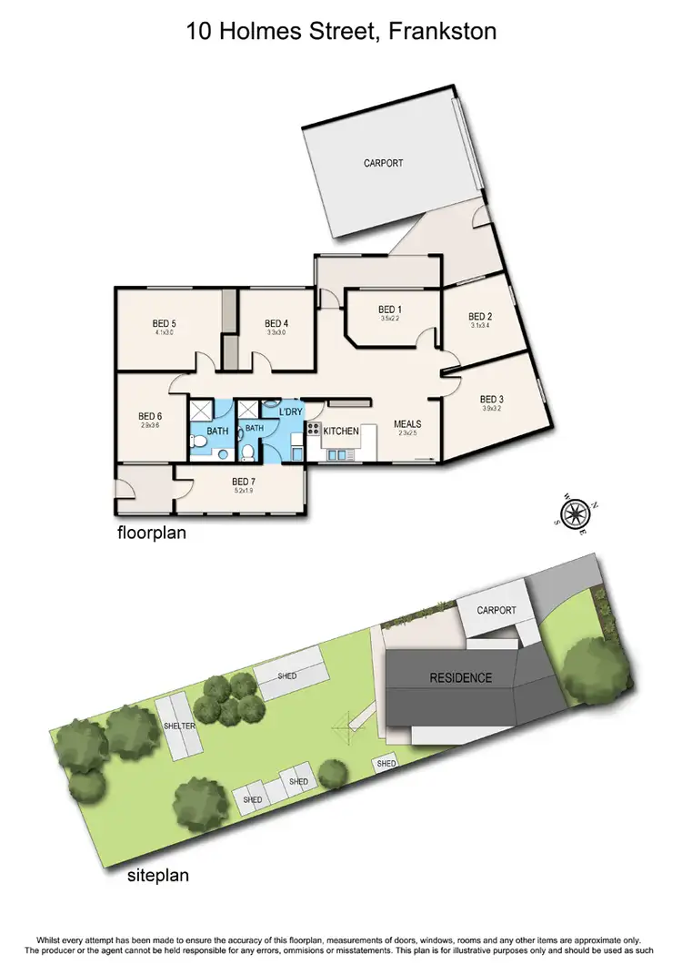 Floorplan of Homely house listing, 10 Holmes Street, Frankston VIC 3199