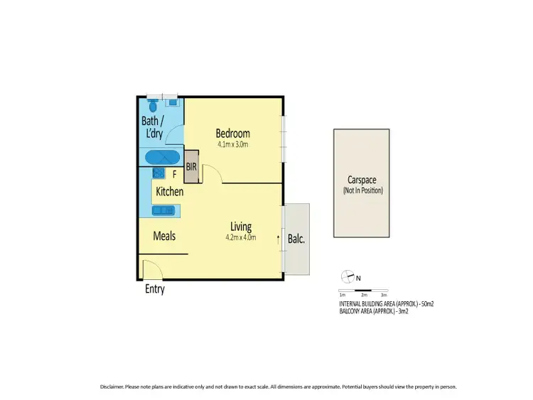 Floorplan of Homely apartment listing, 10/51 Bignell Street, Flemington VIC 3031