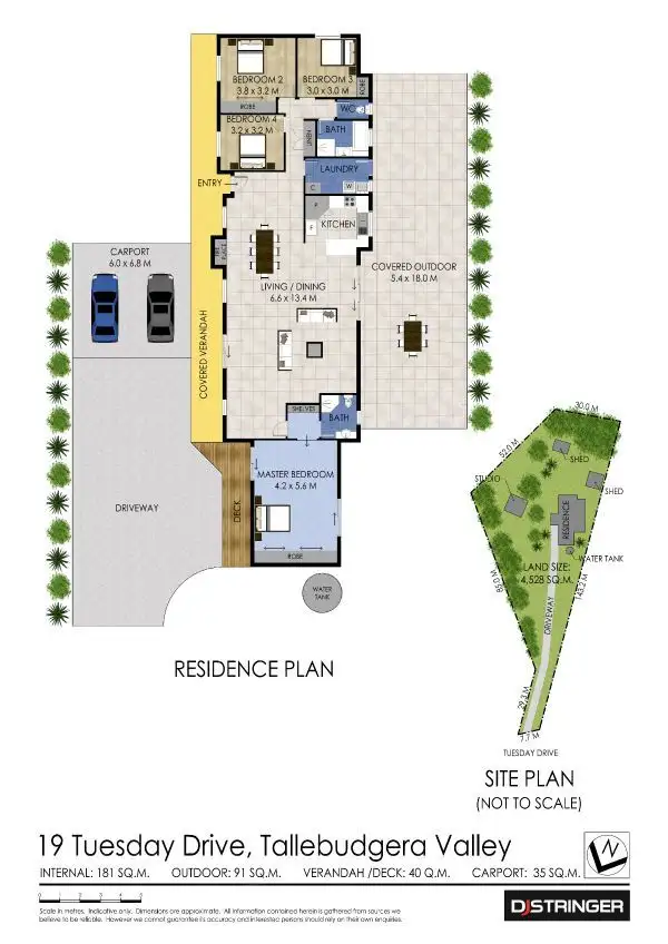 Floorplan of Homely house listing, 19 Tuesday Drive, Tallebudgera Valley QLD 4228