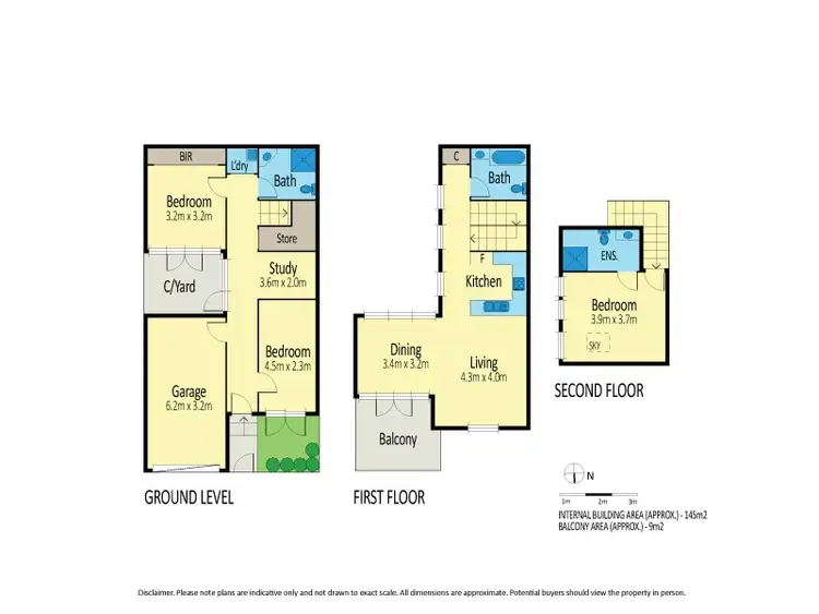 Floorplan of Homely townhouse listing, 19 McNamara Mews, Kensington VIC 3031