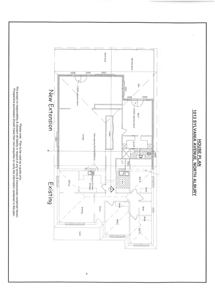 Floorplan of Homely house listing, 1013 Sylvania Avenue, North Albury NSW 2640