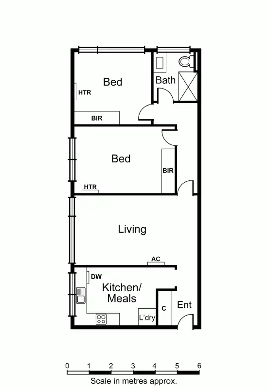 Floorplan of Homely apartment listing, 6/9 Maroona Road, Carnegie VIC 3163