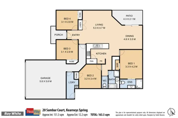 Floorplan of Homely house listing, 20 Sambar Court, Kearneys Spring QLD 4350
