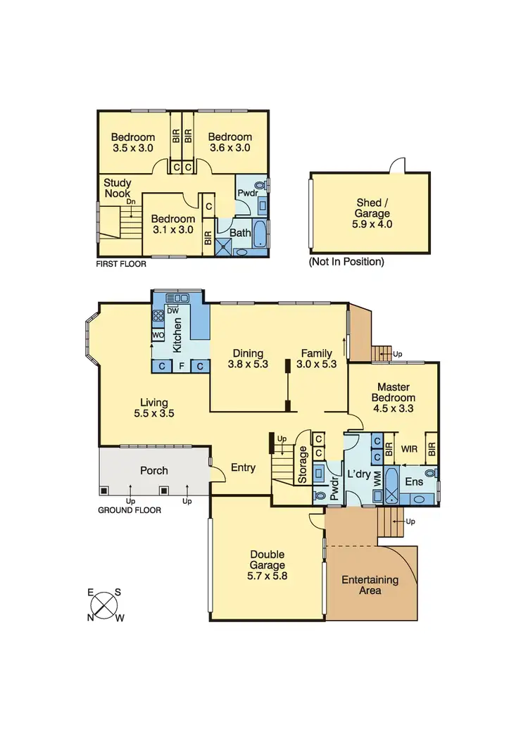 Floorplan of Homely house listing, 22 Melaleuca Crescent, Langwarrin VIC 3910