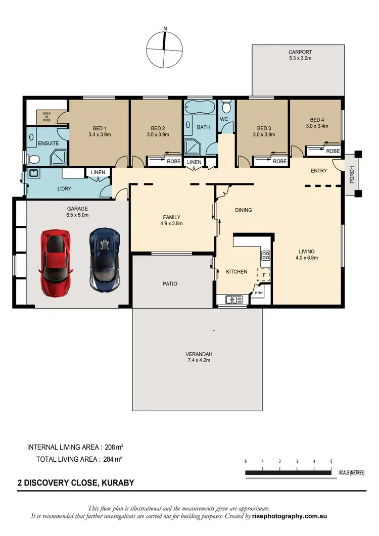 Floorplan of Homely house listing, 2 Discovery Close, Kuraby QLD 4112
