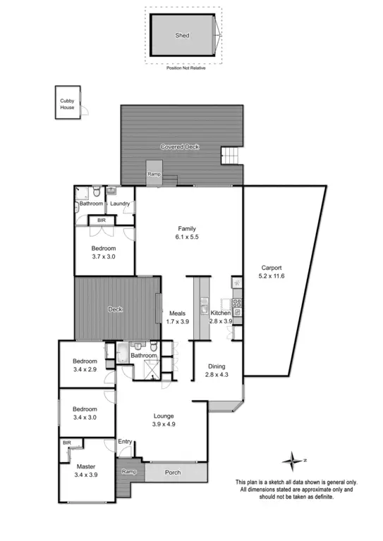 Floorplan of Homely house listing, 13 Wingrove Place, Ringwood VIC 3134