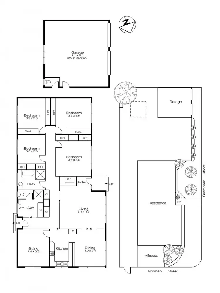 Floorplan of Homely house listing, 1057 Norman Street, Wendouree VIC 3355