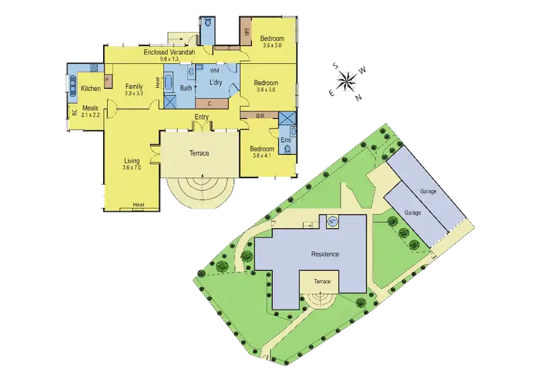Floorplan of Homely house listing, 34 Sladen Street, Hamlyn Heights VIC 3215