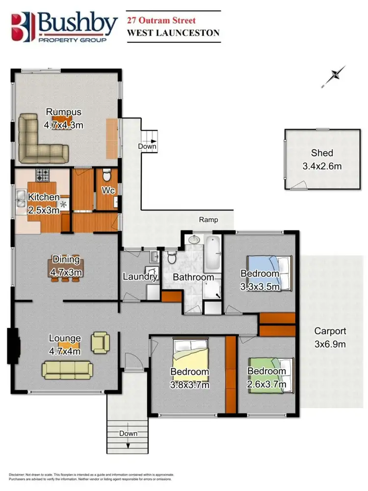 Floorplan of Homely house listing, 27 Outram Street, West Launceston TAS 7250