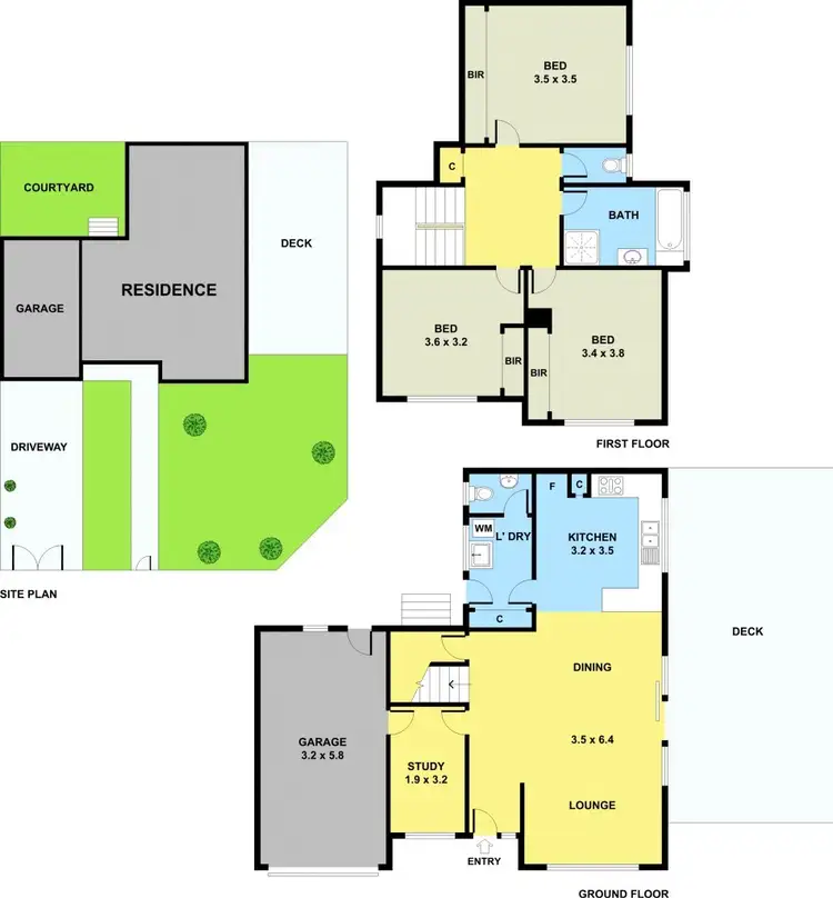 Floorplan of Homely house listing, 1/31 Larlac Street, Hadfield VIC 3046
