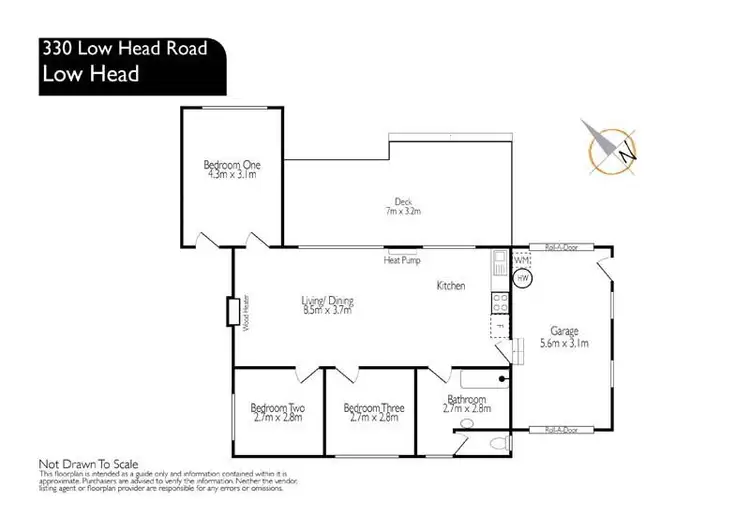 Floorplan of Homely house listing, 330 Low Head Road, Low Head TAS 7253