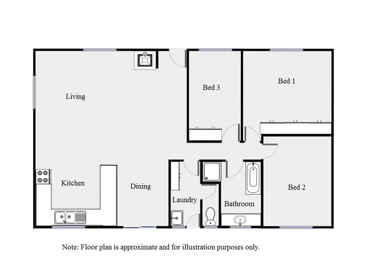 Floorplan of Homely house listing, 3011 Benetook Avenue, Mildura VIC 3500