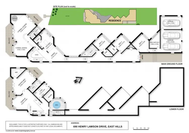Floorplan of Homely house listing, 688 Henry Lawson Drive, East Hills NSW 2213