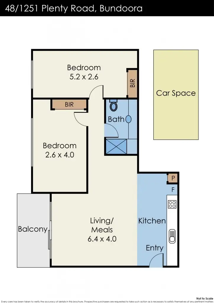 Floorplan of Homely apartment listing, 48/1251 Plenty Road, Bundoora VIC 3083