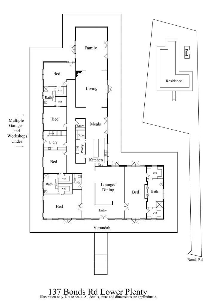 Floorplan of Homely house listing, 137 Bonds Road, Lower Plenty VIC 3093