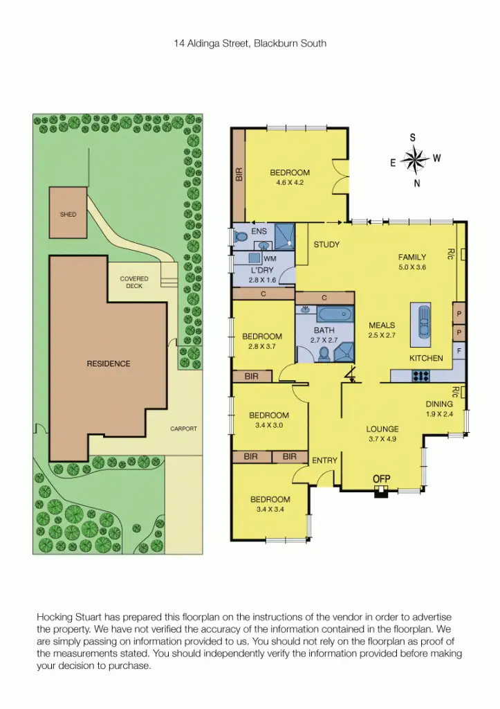 Floorplan of Homely house listing, 14 Aldinga Street, Blackburn South VIC 3130