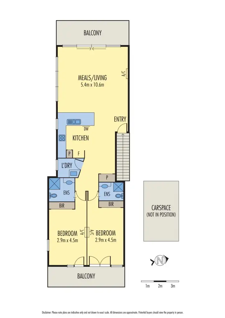 Floorplan of Homely apartment listing, 2/2B Beaumont Street, Vermont VIC 3133