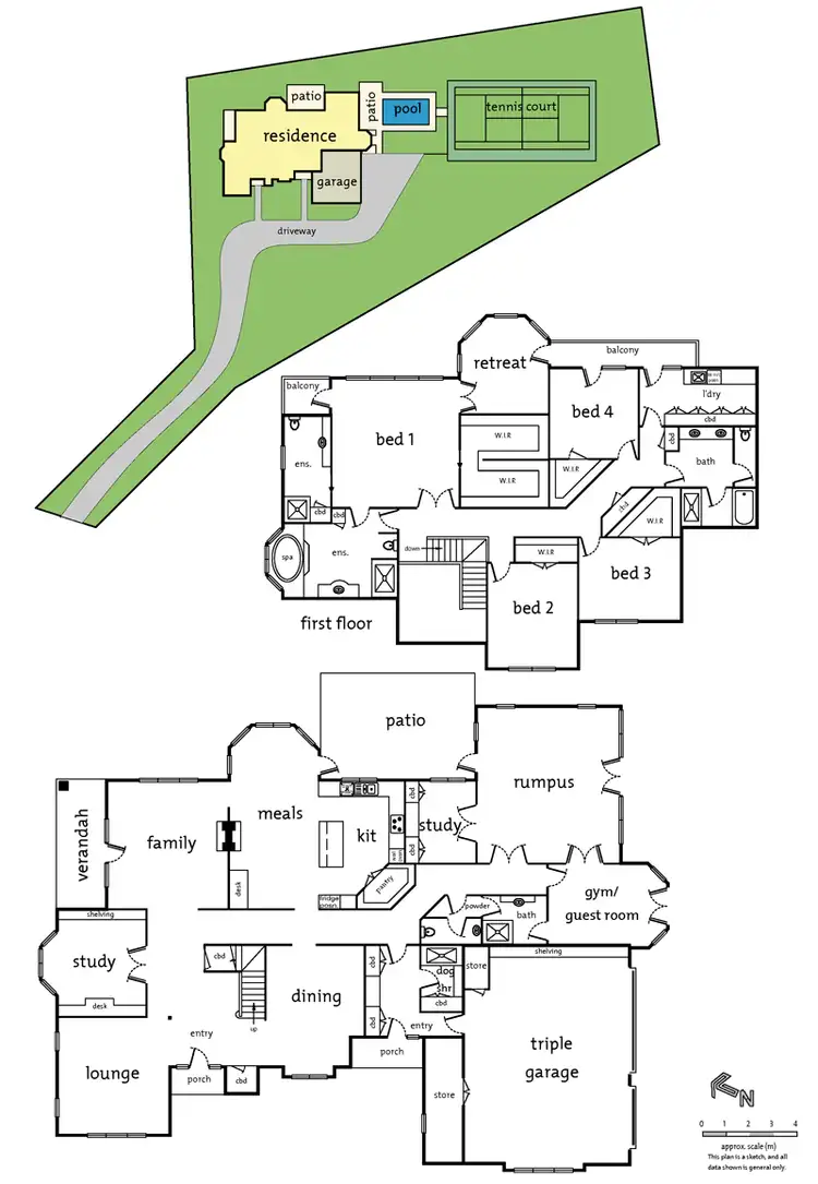Floorplan of Homely house listing, 8 Rush Place, Warrandyte VIC 3113