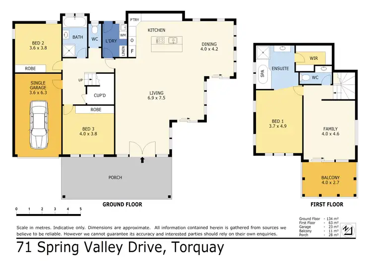 Floorplan of Homely house listing, 71 Spring Valley Drive, Torquay VIC 3228