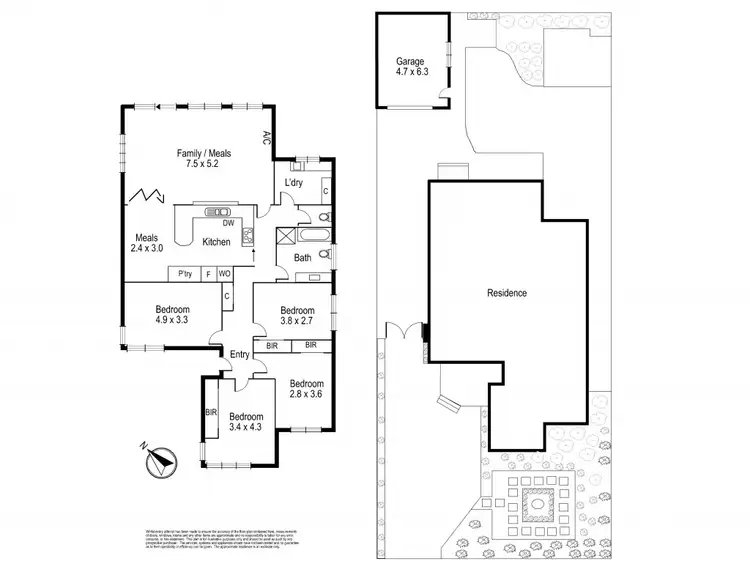 Floorplan of Homely house listing, 28 Locher Avenue, Reservoir VIC 3073
