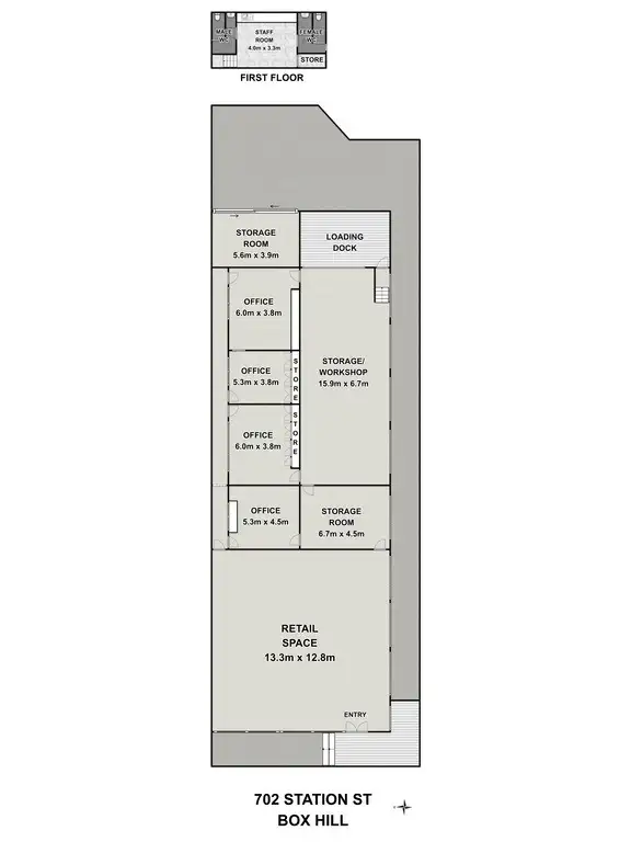 Floorplan of Homely house listing, 702 Station Street, Box Hill VIC 3128