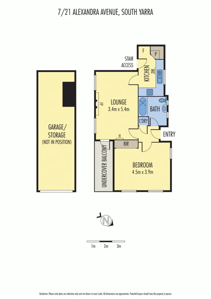 Floorplan of Homely apartment listing, 7/21-23 Alexandra Avenue, South Yarra VIC 3141