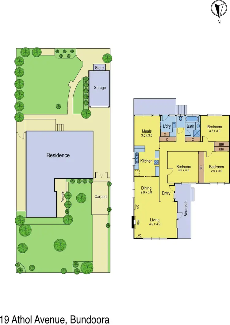 Floorplan of Homely house listing, 19 Athol Avenue, Bundoora VIC 3083