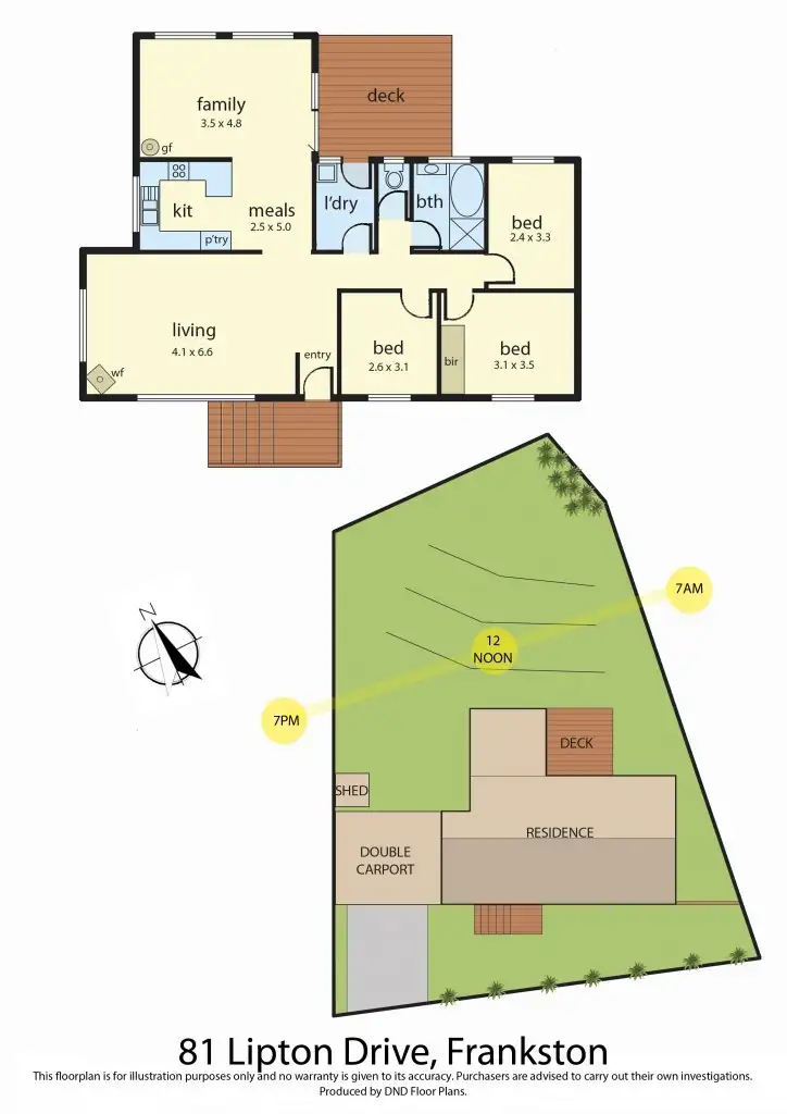 Floorplan of Homely house listing, 81 Lipton Drive, Frankston VIC 3199