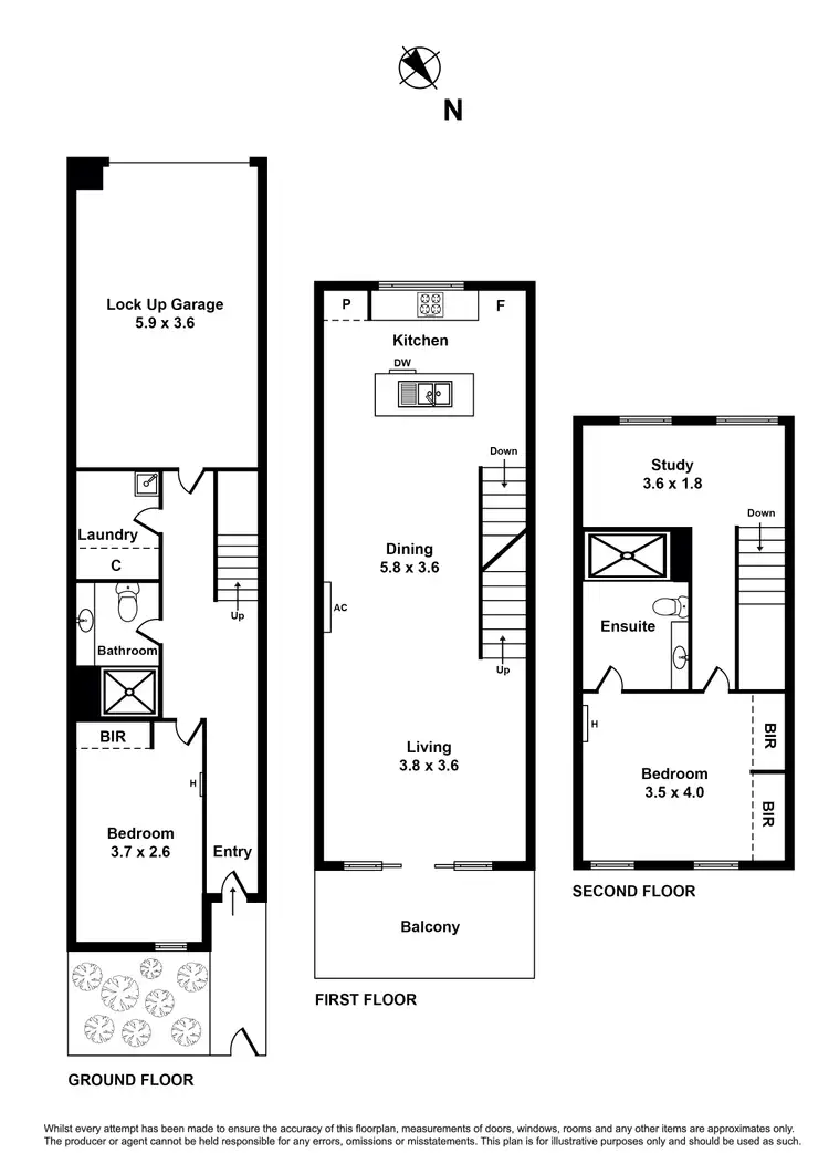 Floorplan of Homely house listing, 7 Smyth Mews, North Melbourne VIC 3051