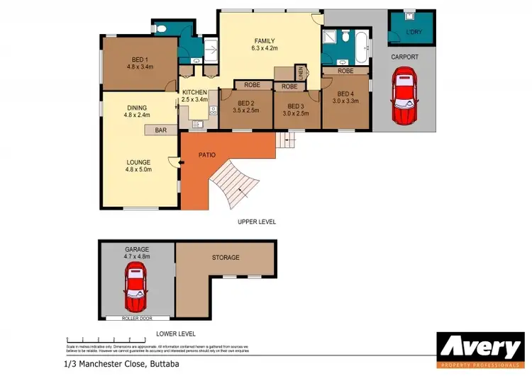 Floorplan of Homely house listing, 1 & 3 Manchester Close, Buttaba NSW 2283