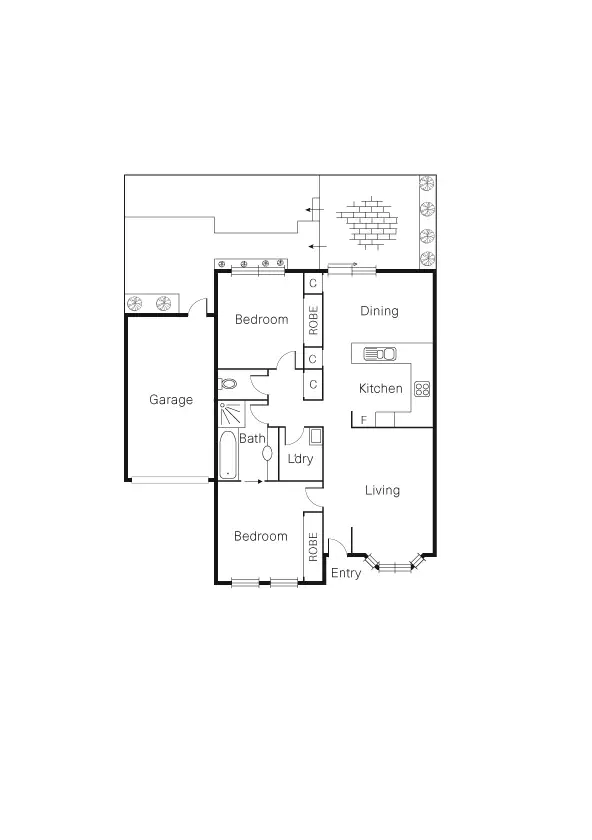 Floorplan of Homely townhouse listing, 11/42 Latrobe Street, Mentone VIC 3194