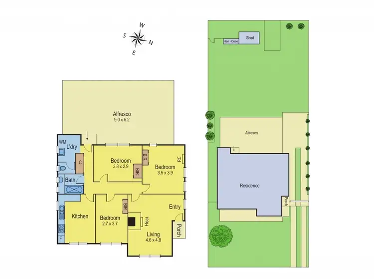 Floorplan of Homely house listing, 57 Robin Avenue, Norlane VIC 3214