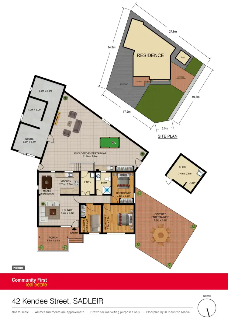 Floorplan of Homely house listing, 42 Kendee Street, Sadleir NSW 2168