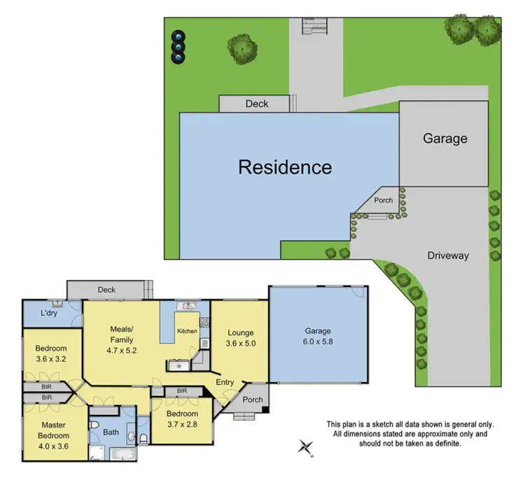 Floorplan of Homely unit listing, 6A Hartley Road, Croydon VIC 3136
