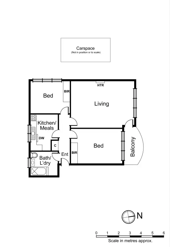 Floorplan of Homely apartment listing, 9/22 Denbigh Road, Armadale VIC 3143