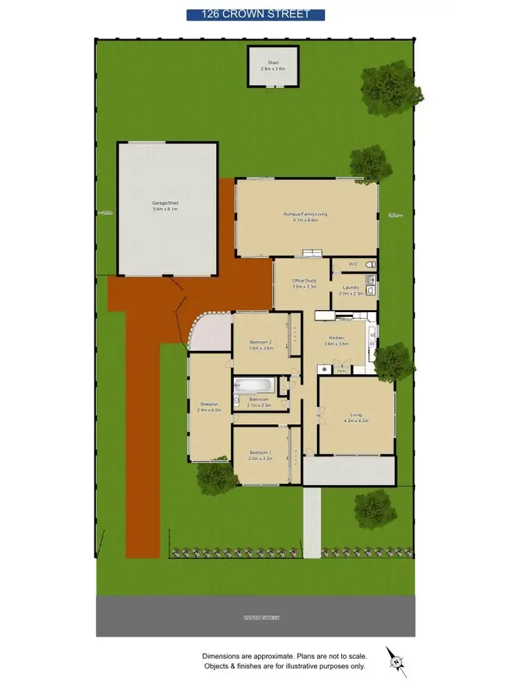 Floorplan of Homely house listing, 126 Crown Street, Grafton NSW 2460