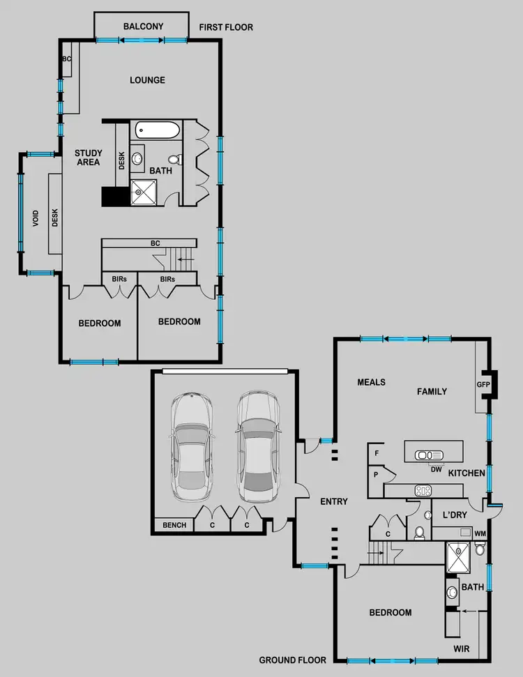 Floorplan of Homely house listing, 21 Sage Close, Cardigan VIC 3350