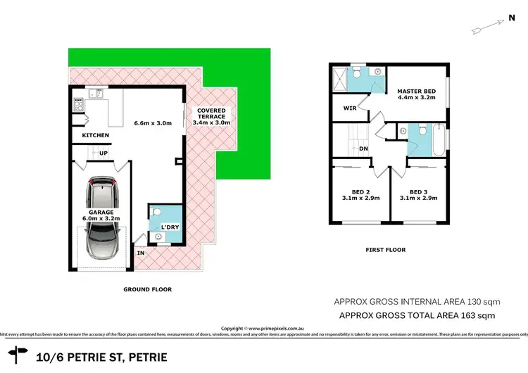 Floorplan of Homely townhouse listing, 10/6 Petrie Street, Petrie QLD 4502
