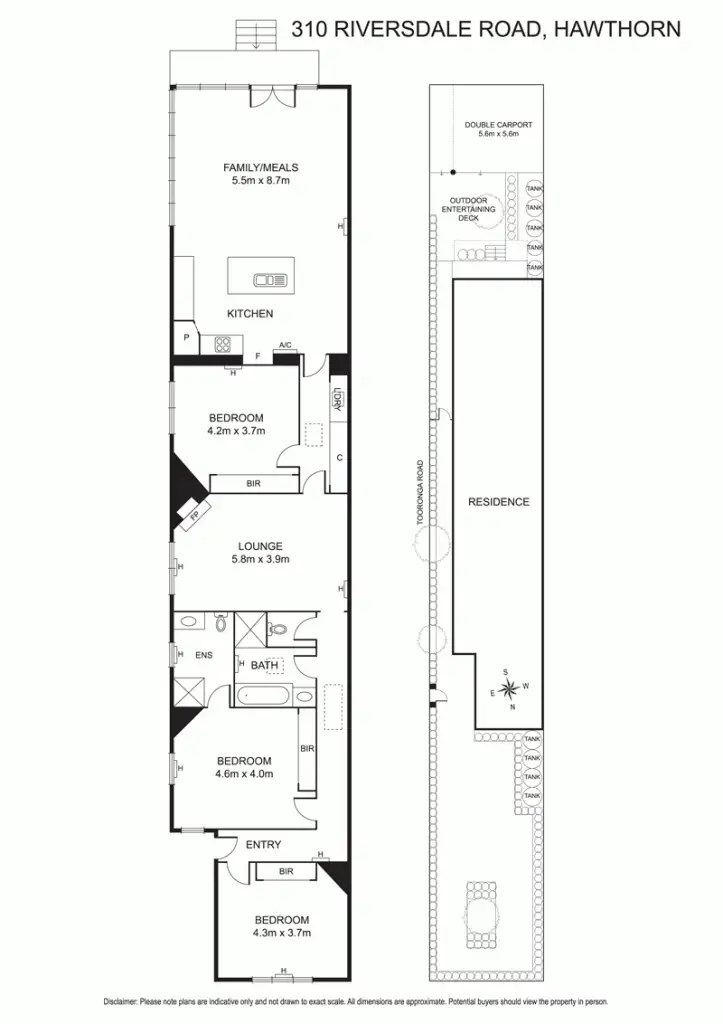 Floorplan of Homely house listing, 310 Riversdale Road, Hawthorn East VIC 3123